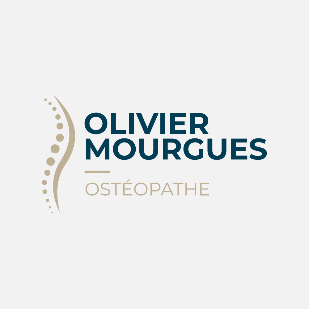 Création logo Olivier Mourgues Ostéopathe à domicile - Graphisme